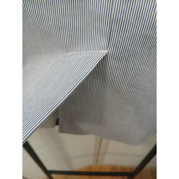 Attention Blu&Wht Pin Striped
 One Button Closure Lined w/ Pockets Blazer  14 - Picture 13 of 13